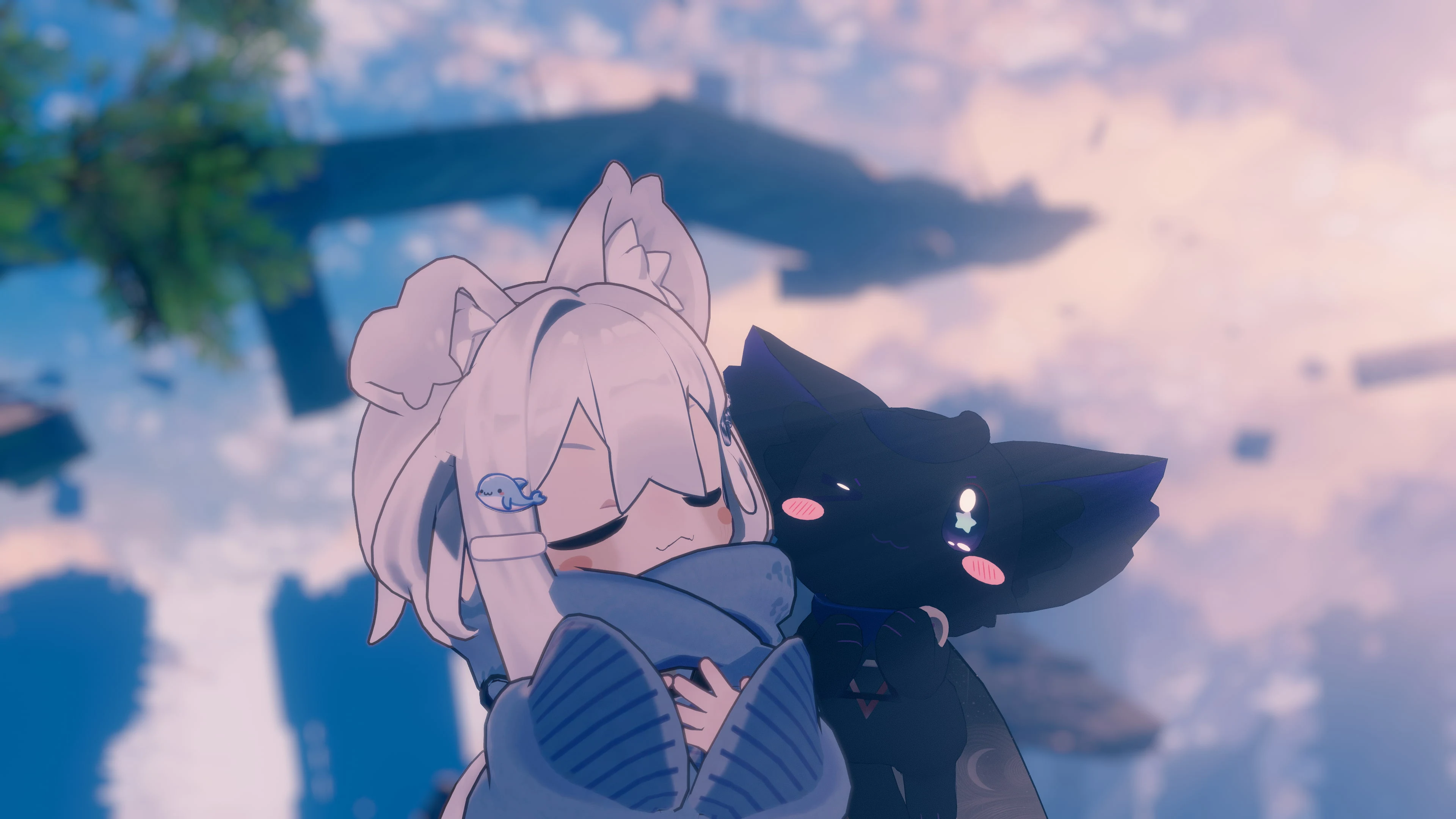 使い魔と一緒に