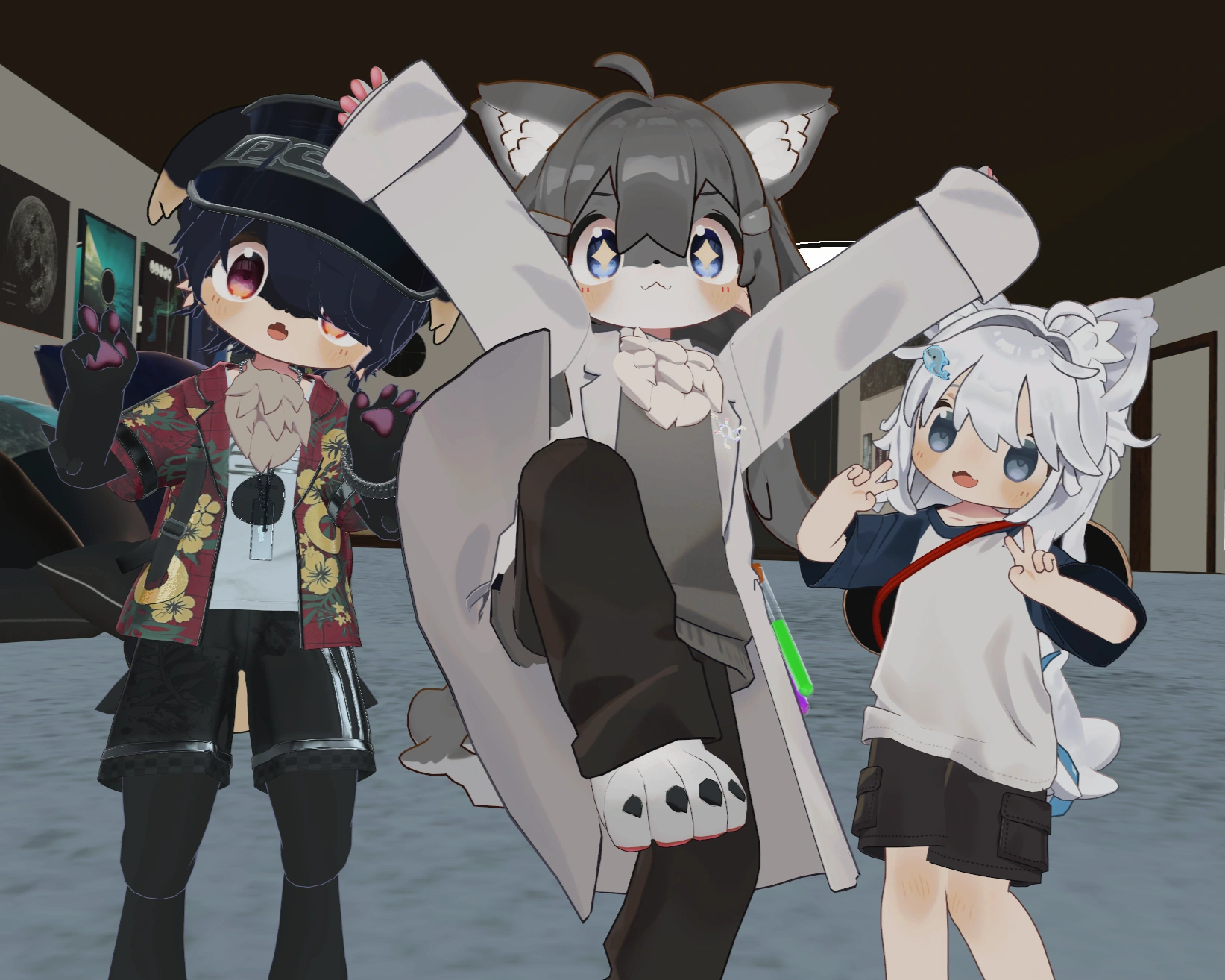 フルトラでたくさん動くめずさん